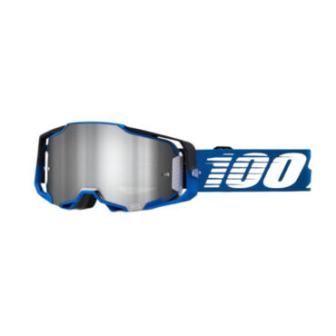 100% Очки Armega Goggle Rockchuck Flash Silver Lens - миниатюра 2