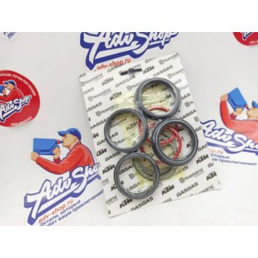 KTM ремкомплект вилки WP / сальники + пыльники 48MM SKF BLACK ( RP10048T / R14046 / RP10012 / R14040 / R14030 / RP10012T ) - миниатюра 1