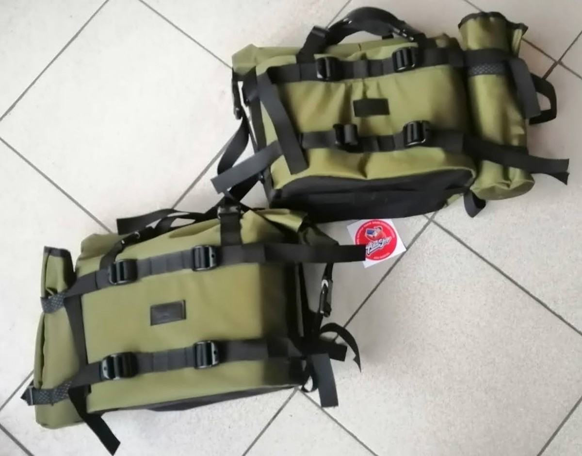KB TORBA XL ENDURO Комплект боковых багажных сумок (2 шт) ( XLE ) цвет хаки - фото 2