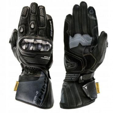Мотоперчатки SHIMA STR 2 BLACK M - миниатюра 1