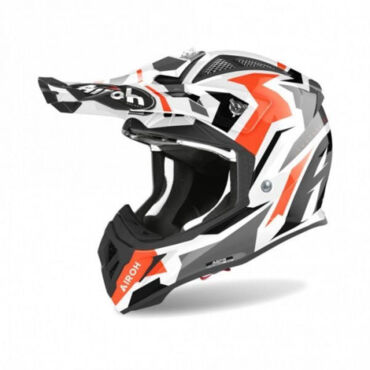 Airoh Шлем Aviator Ace Swoop Orange Gloss - миниатюра 5