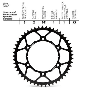 Звезда задняя сталь MMT KTM SX65 HVA TC65 2025-.. 48T - миниатюра 1