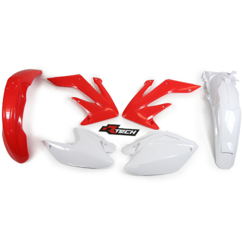 Комплект пластика Honda CRF250X (2004 2019), цвет Красный белый - фото 1