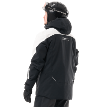 Dragonfly Куртка горнолыжная утепленная Gravity Man White Snow Black 2025 - миниатюра 9