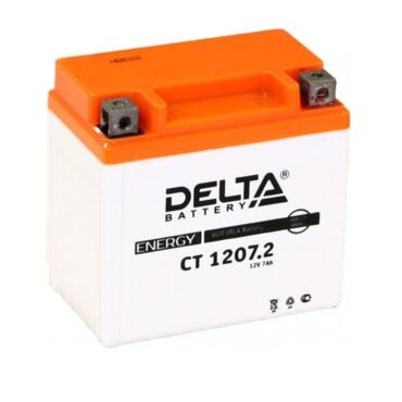 Аккумулятор для мототехники Delta CT 1207.2 114x70x108 мм - миниатюра 1
