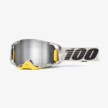 Очки для мотокросса 100% ARMEGA Viggo Silver Flash Mirror с зеркальной линзой - миниатюра 3