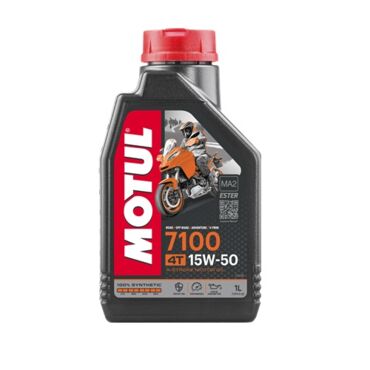 Моторное масло MOTUL 7100 Ester 4T 15W50 1 литр (100% синтетика) - миниатюра 1