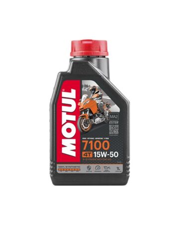 Моторное масло MOTUL 7100 Ester 4T 15W50 1 литр (100% синтетика)