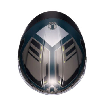 AGV Шлем K6 S Enhance Matt Grey Yellow Fluo - миниатюра 4