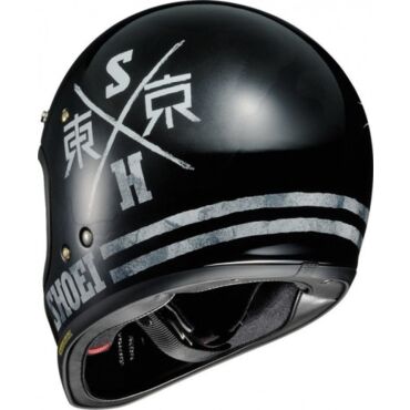 SHOEI Мотошлем EX ZERO XANADU черно белый TC 5 - миниатюра 3