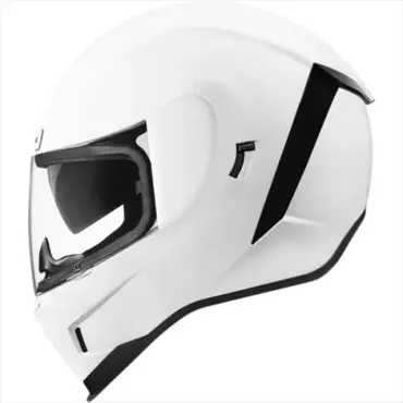 Мотошлем AIRFORM SOLID Gloss White - миниатюра 2