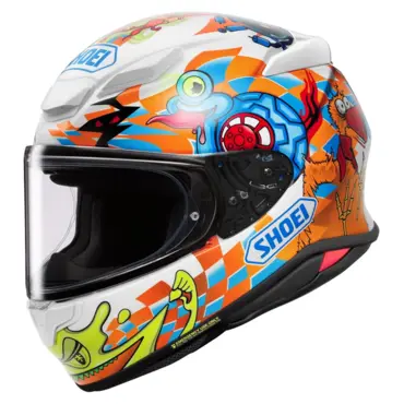 Мотошлем NXR 2 YAGYO White Orange Blue - миниатюра 1