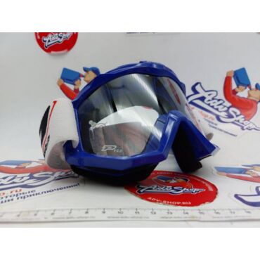 Progrip Atzaki 3201 104 ( очки ) маска синяя с защитой от царапин с прозрачной линзой 3213 //  PZ3201BL - миниатюра 1