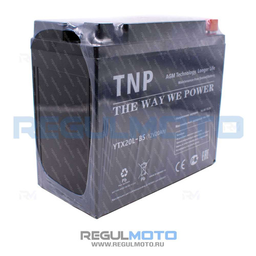 Аккумулятор стартерный TN P YTX20HL BS (YIX20L BS)  - фото 1