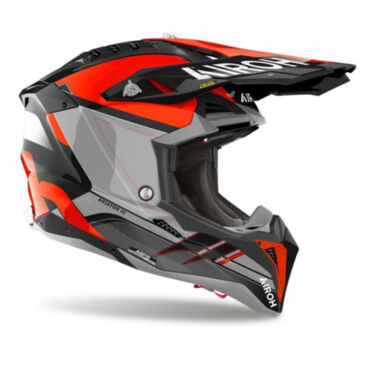 Airoh Мотошлем Aviator 3 Saber Orange Glossy - миниатюра 2