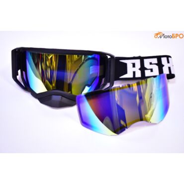 Линза двойная к очкам RSX Blizzard Winter, синяя зеркальная - миниатюра 2