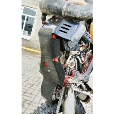 HardGlide защита картера Husqvarna 250 300 TEi 20 23 /  GasGas 250 300 EC 21 23 // HG HE2 20 007L - миниатюра 4