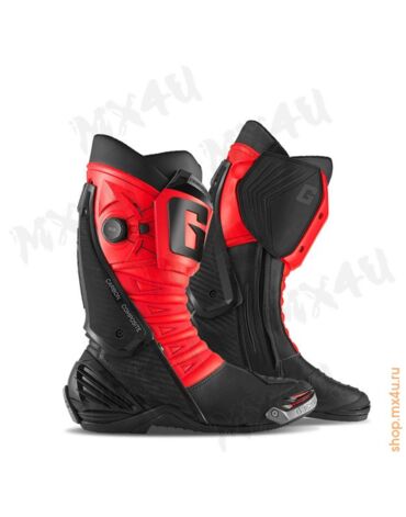 Мотоботы GP1 LS BLACK FLOU RED