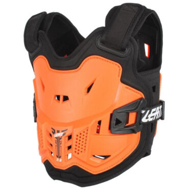 Leatt Защита панцирь Chest Protector 2.5 Kids Orange Black - миниатюра 5