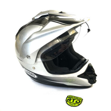 Мотошлем Shoei Hornet DS Sonora TC 10 Black Silver - миниатюра 2