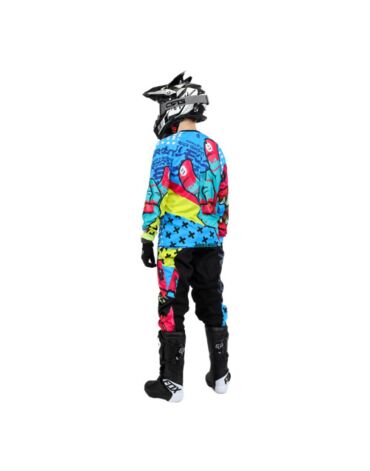 Grom Джерси Fatbear Lime Blue