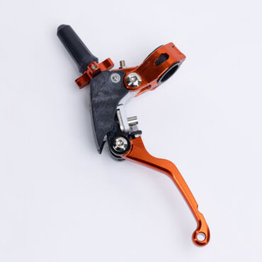 Рычаг сцепления складной (неломайка) CNC Orange - миниатюра 1