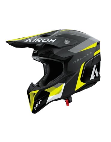 Airoh Шлем Wraaap Conquer Yellow Matt