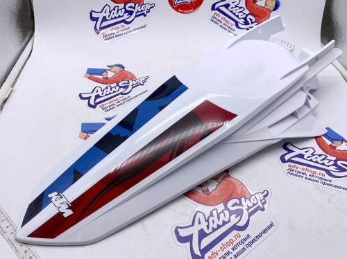 KTM Крыло заднее белое с графикой EXC EXCF SixDays France 250 500 23 ( 79708013000ABH ) - фото 1