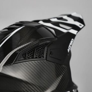 Acerbis Шлем Airstrike C 22 06 Black White - миниатюра 5