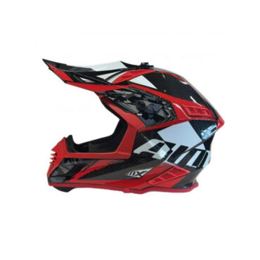 AiM Шлем RH855 Carbon Terrain Black Red - миниатюра 3