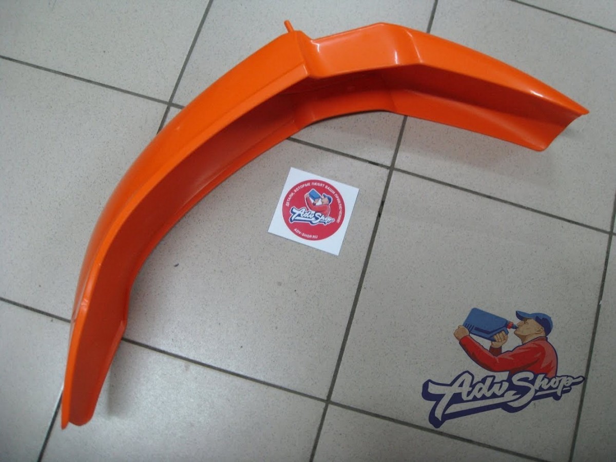 KTM FENDER FRONT WIDE ORANGE крыло переднее EXC /SX 00 07 ( 5030801030004 / 5030801010004 / 5030801000004 ) - фото 1