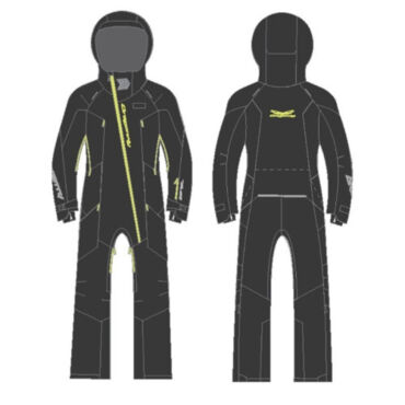 Dragonfly Комбинезон Gravity 2.0 Woman Black - Lime 2025 - миниатюра 1