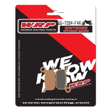 Тормозные колодки WRP WG 7394 F4R (LMP394 ORR / FDB2183 / FA325) - миниатюра 1