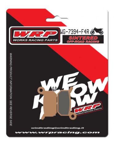 Тормозные колодки WRP WG 7394 F4R (LMP394 ORR / FDB2183 / FA325)