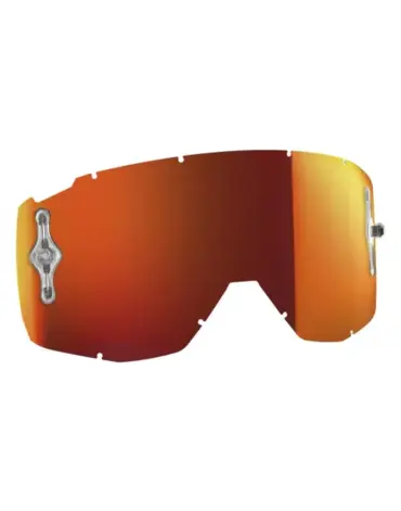SCOTT Линзы Hustle MX SGL WKS OTG orange chrome afc