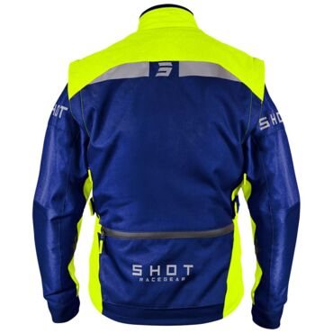 Куртка SHOT RACETECH, Темно синий неоновый желтый - миниатюра 1
