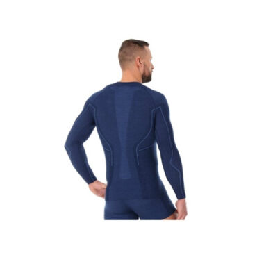 Brubeck Футболка мужская Active Wool Синий - миниатюра 1