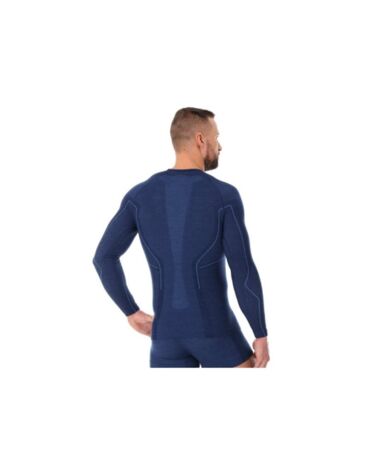 Brubeck Футболка мужская Active Wool Синий