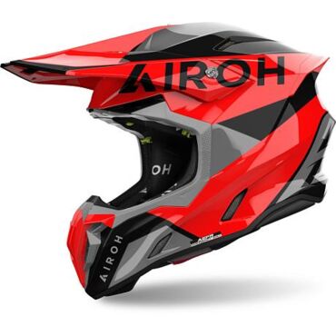 Шлем кроссовый Airoh Twist 3 King Red Gloss - миниатюра 1