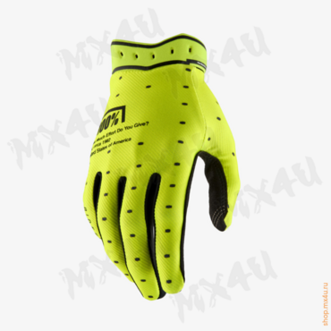 Мотоперчатки Ridefit Glove Fluo Yellow 2026 - миниатюра 2