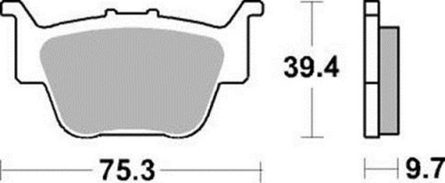 Комплект тормозных колодок Braking под мотоциклы Honda