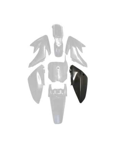 Пластик CRF 70 Боковина задняя правая в сборе (Black)