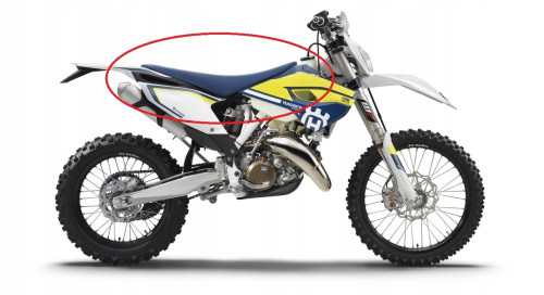 Обтяжка сиденья синяя Husqvarna TE FE 2016 - фото 1