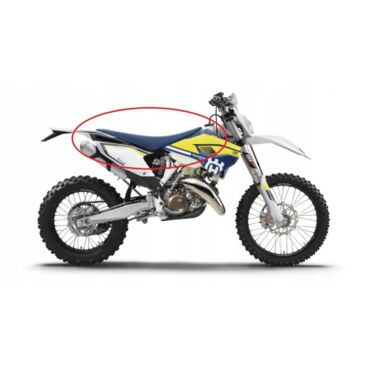 Обтяжка сиденья синяя Husqvarna TE FE 2016 - миниатюра 1