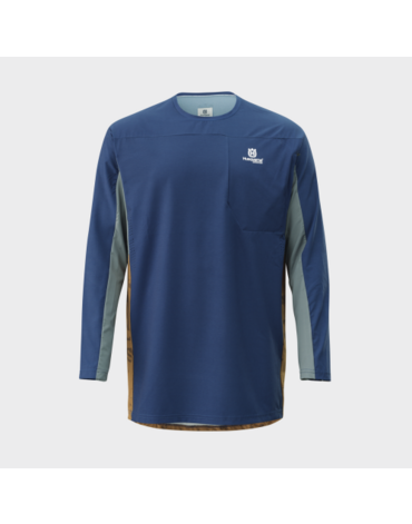 Мотоджерси Husqvarna Gotland Shirt, blue brown (L, Взрослая  Кросс эндуро)