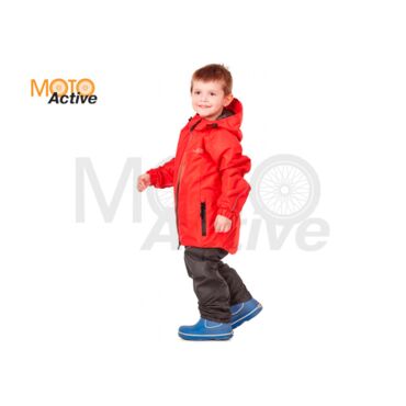 Детский комплект дождевой (куртка, брюки) EVO Kids RED (мембрана) - миниатюра 3