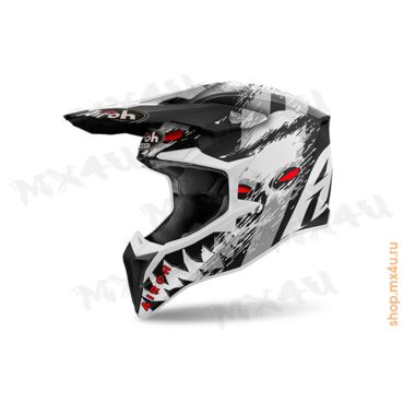 Внедорожный шлем Wraaap V24 Demon - Черный - миниатюра 2