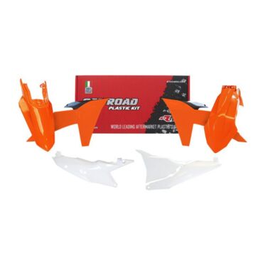 Комплект пластика оранжево белый KTM EXC EXC F 24- - миниатюра 1