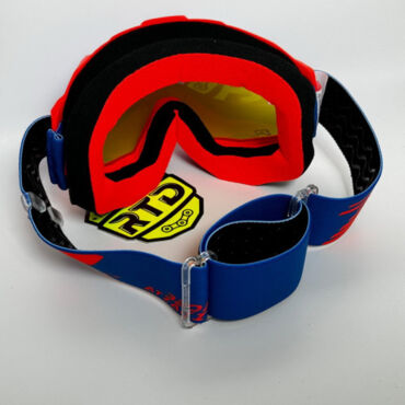 Очки Progrip Atzaki 3201 FL Orange fluo Multilayer Mirror Blue Lens (синяя зеркальная линза 3246C) - миниатюра 1