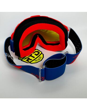 Очки Progrip Atzaki 3201 FL Orange fluo Multilayer Mirror Blue Lens (синяя зеркальная линза 3246C)